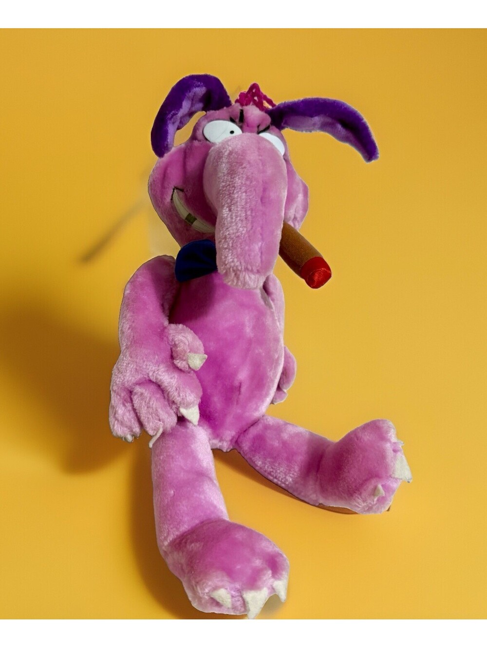 Vintage 1985 The Raccoons Cyril Sneer Cigar Plush Doll 16” Canadiana TV Rare